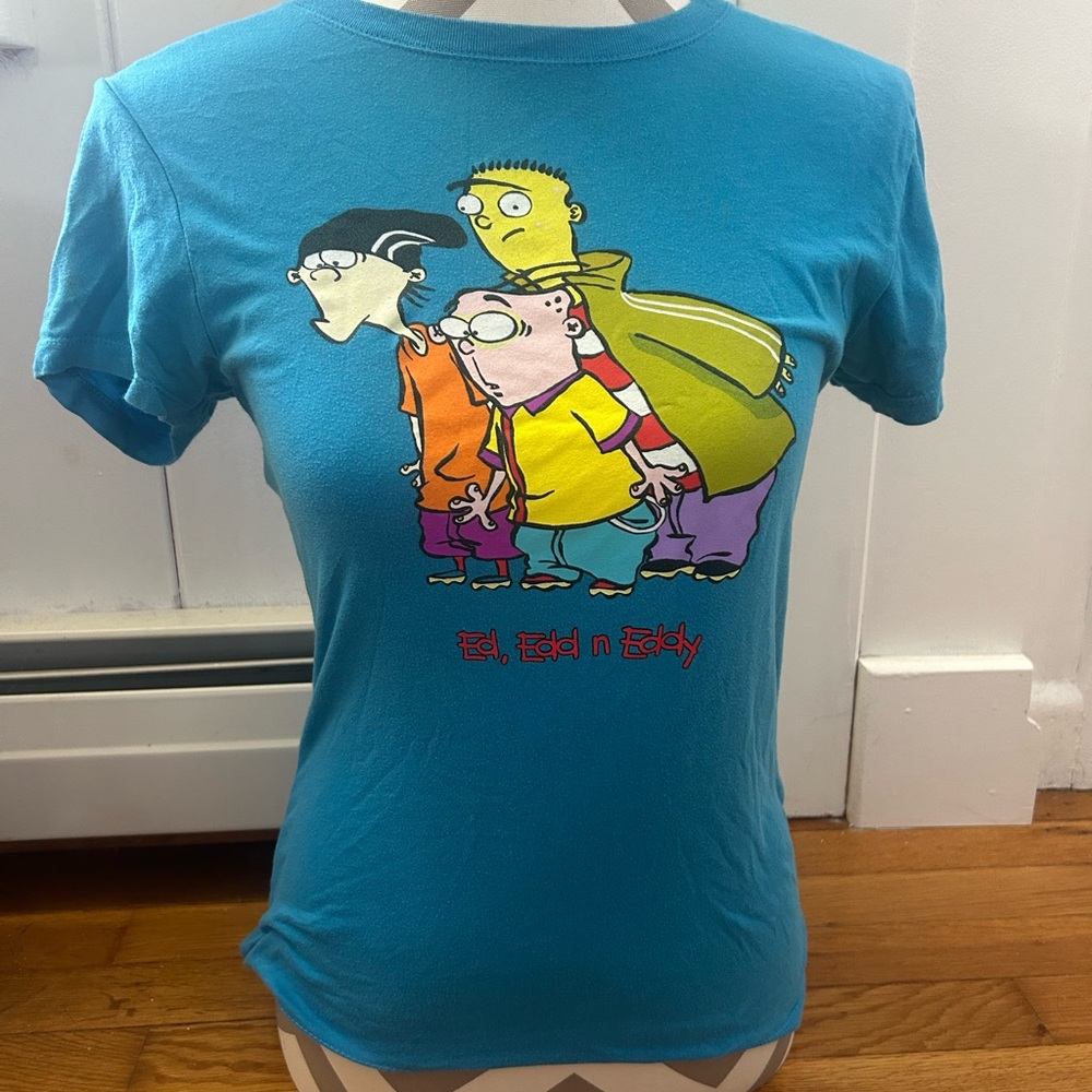 Official Ed, Edd n Eddy Women’s Blue T-Shirt Size S Hot Topic